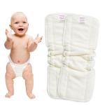 Bembika Microfibre, Cotton 5 Layer Terry Inserts Cloth Diaper Liner For Kids (Set Of 2)