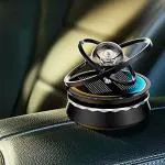 BKN Trending Hot New Metal Loop Car Solar Air Freshener