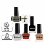 ELLICIA Chemical-Free Nail Paint Set by DIVAGE - Set of 6, 5ml Each, Multicolor8