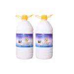 Ashav - 10 litre= 10000 ml white Phenyl, Surface Cleaner for Hospitals,phenol, Homes,Dirt, Stains & Germs killer -10000 ml white Phenyl, easy stain remover. (Pack of 2)
