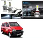 Feelitson White Car C6 H4 Compact Design 36W/3800Lm Led Headlight For Maruti Suzuki Eeco (Pack Of 2)
