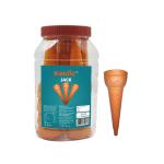 Konfiz Jack Ice Cream Cones-70ml Cone Each for Making Home Made ice creams-20pcs Packing in a Jar