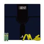 ActiveX Ivy Digital Body Weight Bathroom Scale with Free ActiveX Fit-Kit and Measuring Tape I Step On Technology I Night Sky