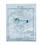 CRAFTWAFT PHYSICAL MAP OF NORTH AMERICA BLANK 67 gsm Project Paper (Set of 100, White)