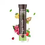 Vegan Greens Daily Women Multivitamins (39 Vitamins, Minerals & Herbs). 100% RDA. Menstrual Health, Energy, Focus, Immunity, Joints, Bones, Skin, Hair & Nails (25 Effervescent Tablets, Orange)