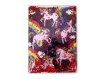 SAMVARDHAN Unicorn Cover Notebook Diary/Water Filled Diary with Glitter & Sequins (A5 Size)