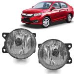 Kingsway Car Fog Lights/Lamps with Bezel and Wiring for Honda Amaze, Model Year : 2018 - 2020, Material: ABS / PVC, 21W, 12V DC, Color : Yellow, Set of 2 Piece (Left / Right)