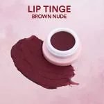 Skinncells Lip Tinge (Brown Nude) - Hydrating, Rich Colour Mousse |Perfect Lip Tint