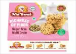 MidBreak - Sugar Free Multigrain Cookies| Premium Handmade Cookies| 300 Gm x 4| Pack of 4