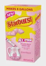 Imported Starburst All Pink Strawberry Drink Mix Imported