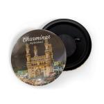 Dhcrafts Multicolor Metal Charminar Hyderabad D2 Printed Fridge Magnet, 5.8 Cm