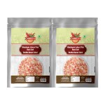 Changezi's Authentic Himalayan Rock Salt Crystal for Traditional Dishes in Fast Navratri Upwaas Vrat Ekadashi Salt | Sendha Namak Whole Crystal | Lahori Rock Salt Granules-200GM*2Pack