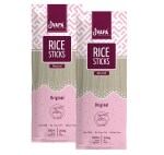 Jvapa Rice Sticks Noodles - Goodness of Rice | No Maida, Not Fried | Round (2 x 250 gm)