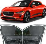 Able Dotnet Half Car Sun Shade Curtains for Jaguar I-PACE Set of 6 Pcs