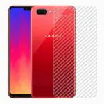 Kite Digital Oppo A12E Back Screen Protective Film Carbon Fiber Skin Transparent Screen Guard Sticker (Pack of 2)