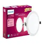 PHILIPS 15W Round AP Plus UltraGlow LED DL Recessed LED Panel Ceiling Light (Pack of 2,Warm White)