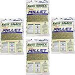 Kwik Snack Combo Pack of 4 - Little Millets Unpolished Pouch ( 400 GM Each) 4 x 400 GM = 1600 GM