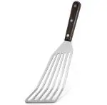 Ramkuwar Big Fish Spatula with Curved Stainless Steel Blade Kitchen Turner with Full Tang Handle for Flipping Fish Egg Pancake