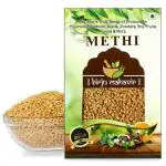 BrijBooti Meethi Seed - Fenugreek Seeds - Natural Dried - Fenugreek Seeds - Whole Methi Dana Seeds - Indian Spices 100Gr