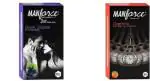 MANFORCE Wild Black Grapes Flavoured & Overtime Orange Flavoured- 10 Pieces Condom (Set of 2)