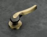 Knex Golden Zinc Rose Mortise Handle With Lock