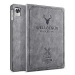 ProElite Deer Flip case Cover for Realme Pad Mini 8.68 inch Tablet, Grey