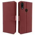 Balkans Redmi Note 7 Pro/Note 7 /Note 7S Flip Cover Case | Leather flip Back Covers Cases for Redmi Note 7 Pro/Note 7 / Note 7S (Brown)