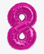 Hippity Hop Foil Pink Numerical Foil Balloon