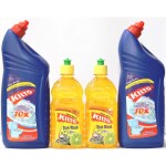 KILTO COMBO PACK 4 |2 TOILET CLEANER 1000 ML |2 DISHWASH LIQUID 1000 ML|