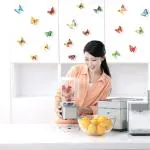 JAAMSO ROYALS Multicolor 3D Butterfly Wall Decals Bedroom Living Room Decor Wall Sticker (42PCS, 21 cm x 30 cm)