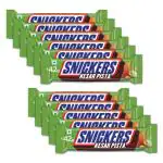 Snickers Kesar Pista Chocolate Bar Loaded with Kesar, Pista & Caramel, 42g, Pack of 11