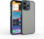 Capital P iPhone 13 Pro Blue Polycarbonate Non Slippery Edge to Edge Protection Mobile Back Case Cover