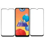 ECMERED Smudge Resistance Screen Protector For Samsung A10/A10S/M10/M01S With Self Installation Kit (Black) (Pack Of 2)