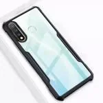 RUPELIK Vivo Y19 (Eagle) Shock Proof Clear Protective Hybrid TPU & PC Transparent Back Crystal Clear Eagle Case Cover for Vivo Y19 / Vivo U20 (Black/Transparent)