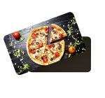 Dhcrafts Multicolor Clay Pizza D5 Printed Fridge Magnet, 8.6 X 5.4 Cm