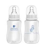Dr Barnard Anti-Colic Baby Feeding Bottles | Pack of 2 Bottles with 4 Teats | Advanced Anti-Colic Mechanism | BPA Free (Slim Neck, 125 ml)