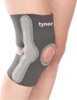 Tynor Elastic Knee Support, Grey, XL, 1 Unit