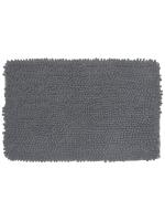 BIANCA yakuza grey Shaggy Floor Rug-1pc Large solid(80 cm x 50 cm)
