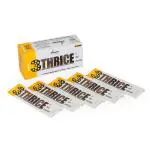BONGCHIE Premium King Size Rolling Papers l Thrice A Day Rolling Papers Bleached (White) l Box of 50