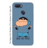 Mitzvah Multicolor Silicon Grip Case Mobile Back Cover for Oppo A12, Oppo A11K