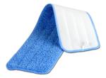 TARGET HYGIENE 18'' Microfiber Spray Mop Replacement Pads Heads for Wet Dry Reusable Mops Floor Home Commercial Cleaning Refills, Machine Washable Fits Compatible with Bona Mop&Most Spray Mops Blue (1 Pack)