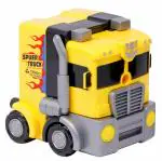 Kunya Truck Shape Pencil Sharpene Cute Design Super Point Manual Pencil Sharpener for School stationary and Gift for Kids (Random Colour) Pack of 1