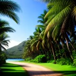 Love Creation A4 Size poster print for creative wall art- bali-bliss-landscape-print-10635( Sticker)