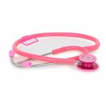 RCSP Aluminium Stethoscope For Doctors Medical Staff, Nurses And Medical Student Profeional Version III Cardiology Dual Head Acoustic For Pediatric And Adult Cardio Al Light Weight (Pink)