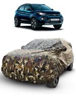 Carigiri Waterproof Camouflage Military Jungle Print Car Body Cover For Tata Nexon/Nexon Ev/Nexon Ev Max(100% Waterproof,Triple Stitched,Mirror Pocket,Uv Resistant,Dustproof)(Models-2022,2023)