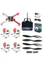 Robotbanao F450 Diy Quadcopter Kit With A2212 Bldc 1000kv Brushless Motor 30a Simonk Esc 2 X 1045 Propeller Pair 1 X Fs Ct6b 2.4ghz 6 Channel Transmitter And Receiver Combo