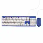 Zebronics JUDWAA 541 USB Keyboard and Mouse Set-Blue