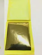 GSWC Artificial Gold Foil for Making Tanjore Art, 5 x 4 inch (Pack of 25 Sheets)