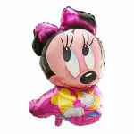 Hippity Hop Rubber Multicolor Minnie Mouse Foil Balloon