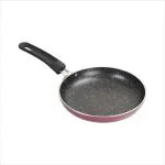 Milton Aluminium Burgundy Granito Non Induction Fry Pan - 14 Cm
